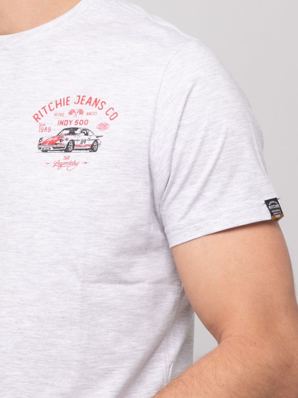 T-shirt coton motifs NEROLMA