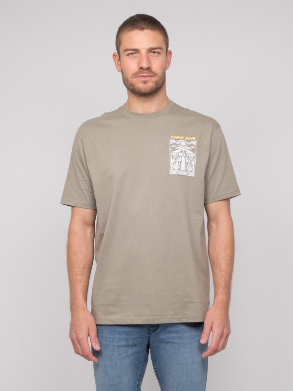 T-shirt oversize motifs...