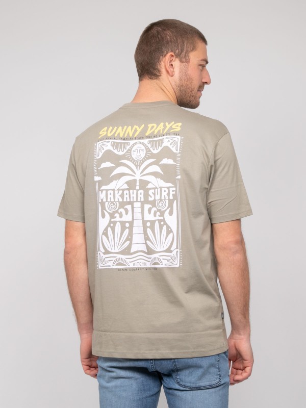 T-shirt oversize motifs...