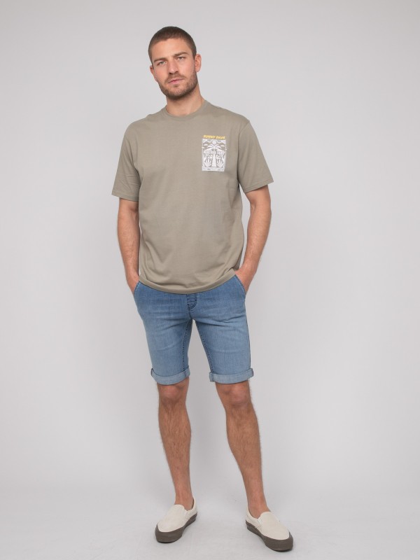 T-shirt oversize motifs...