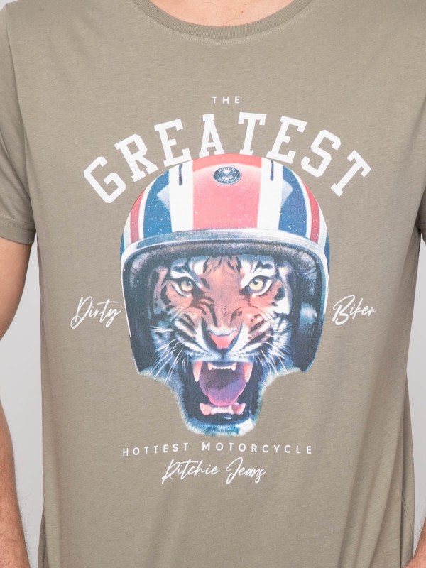 T-shirt motifs NIWONKA - Kaki