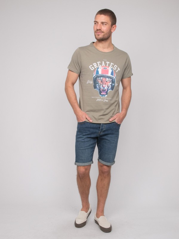 T-shirt motifs NIWONKA - Kaki