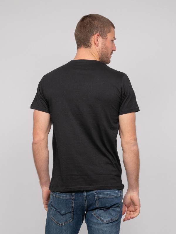 T-shirt motifs NIWONKA - Noir