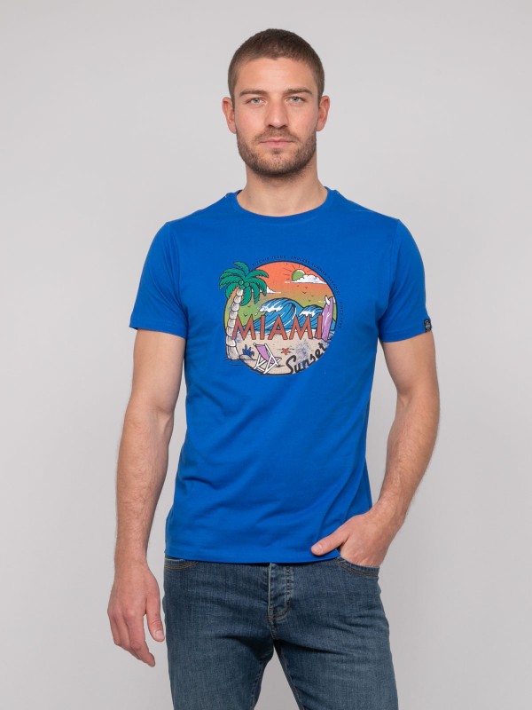 T-shirt coton motifs NOPICALE