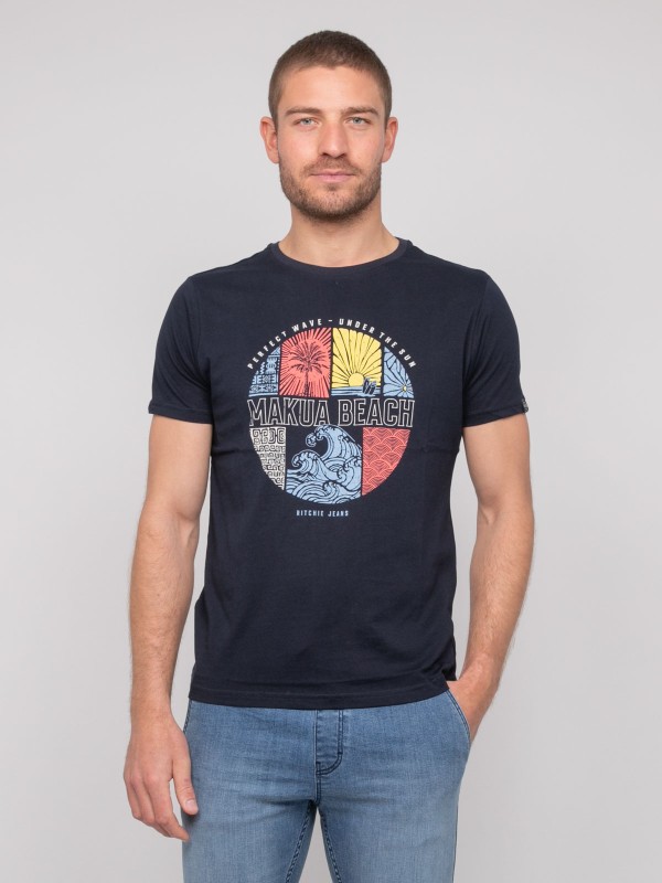 T-shirt coton motifs NORDOIT