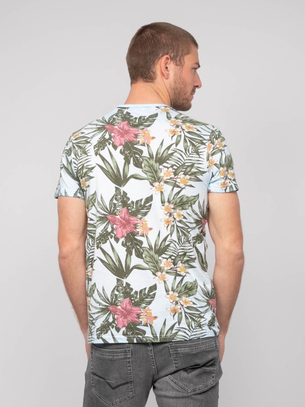 T-shirt coton motifs NOUBOMEL