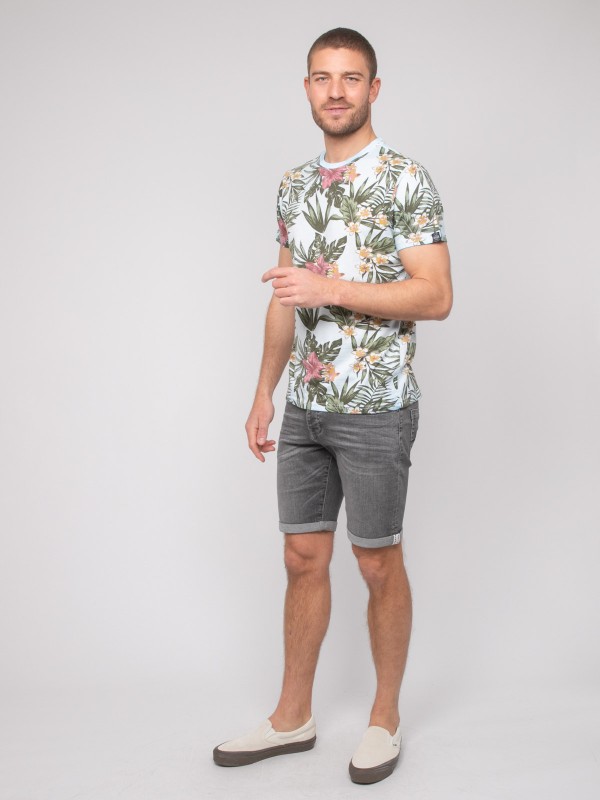 T-shirt coton motifs NOUBOMEL