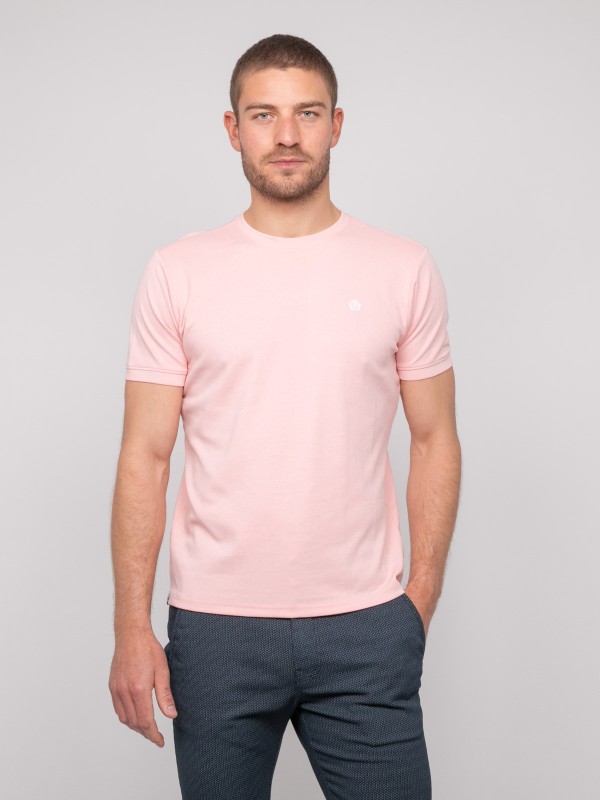 T-shirt uni NULSANIL - Rose