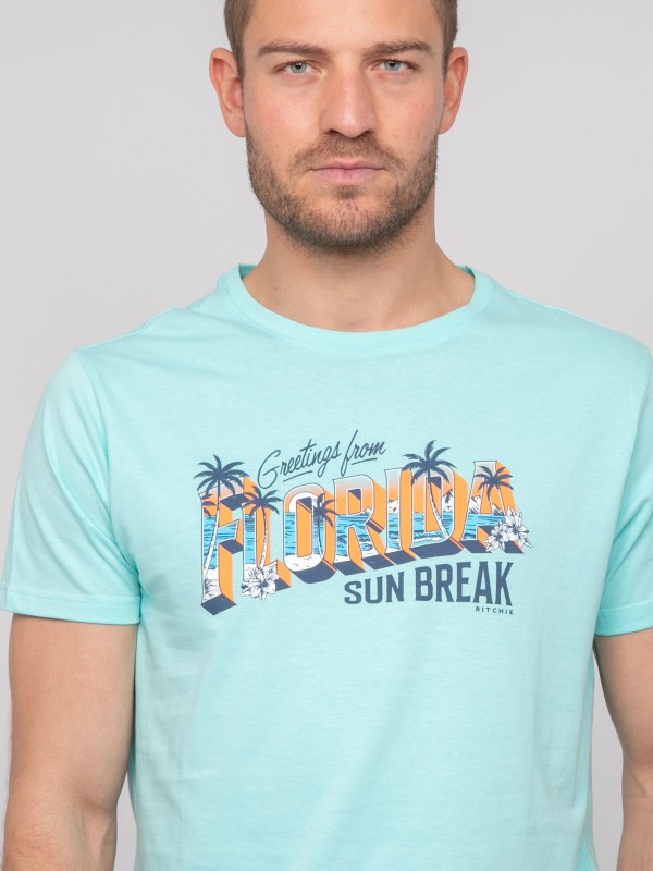 T-shirt coton motifs NOURITO