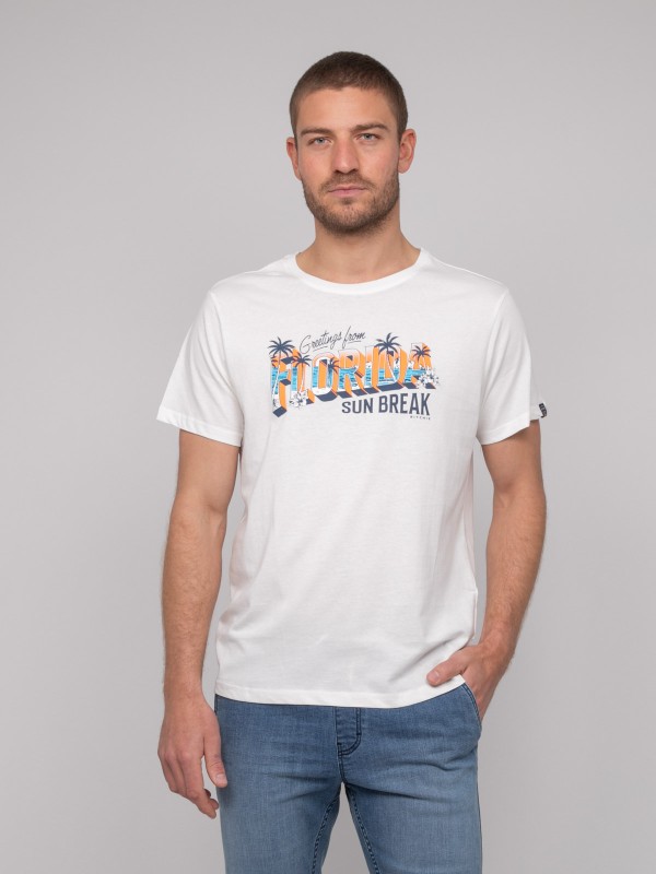 T-shirt coton motifs...