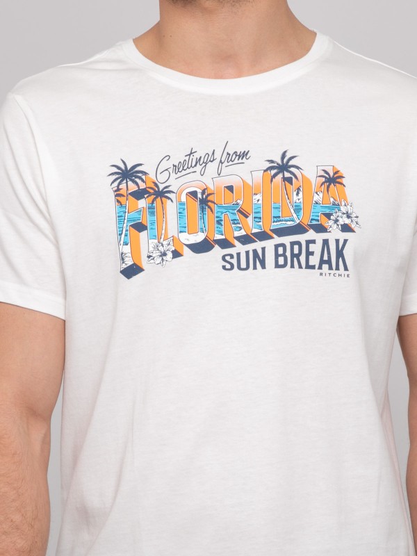 T-shirt coton motifs...