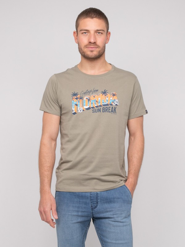 T-shirt coton motifs...