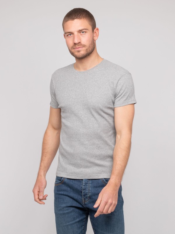 T shirt col rond coton...