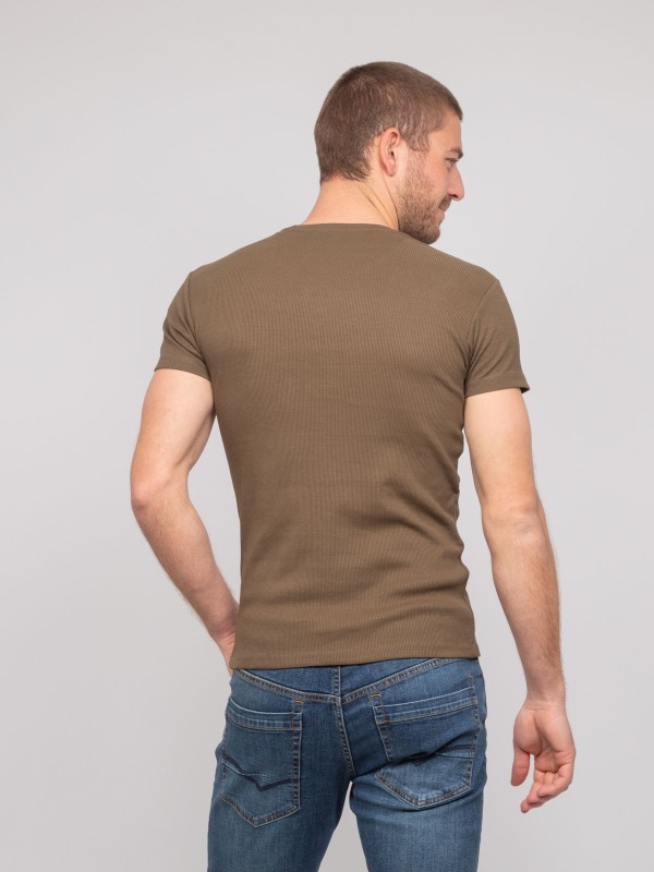 T shirt col rond coton...