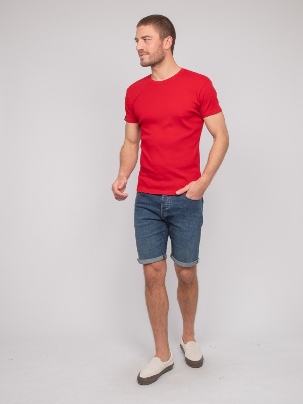 T shirt col rond coton...