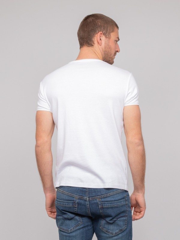 T shirt col rond coton...