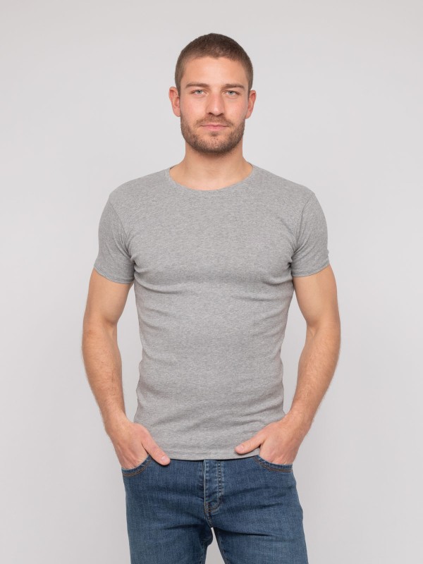 T shirt col rond coton...