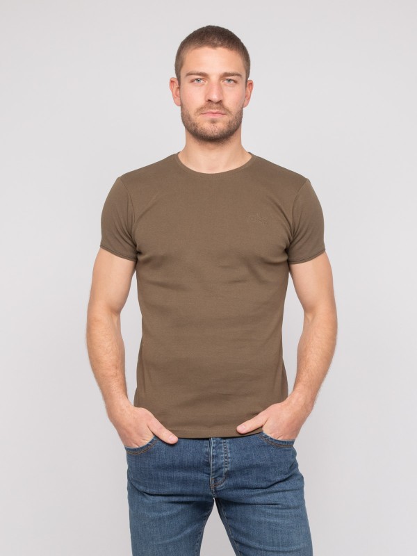 T shirt col rond coton...