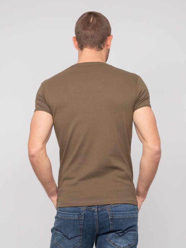 T shirt col rond coton...