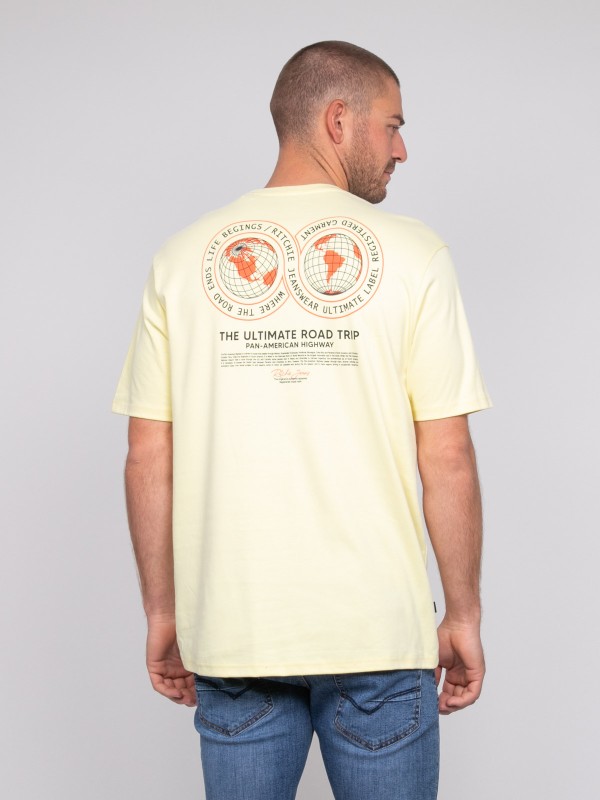 T-shirt oversize coton...