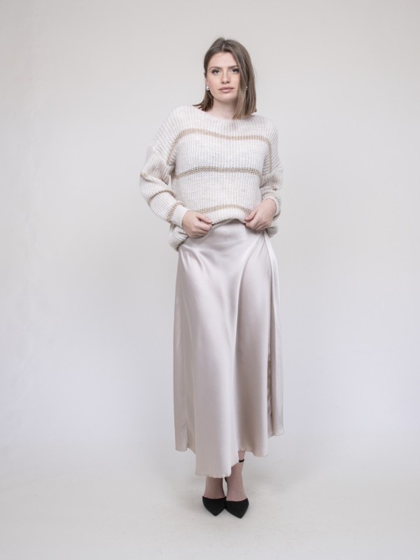 Pull rayures KASTELLA - Ecru