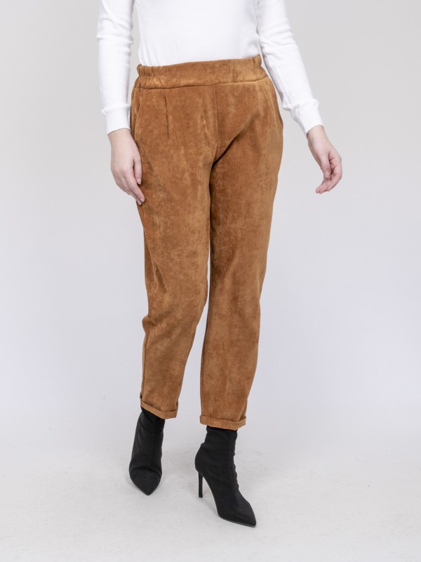 Pantalon effet velour EBILA...