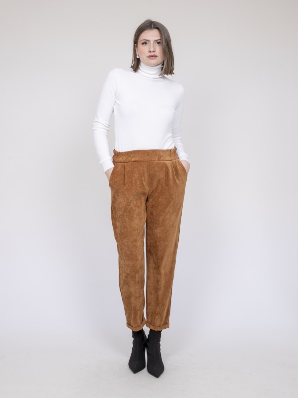 Pantalon effet velour EBILA...