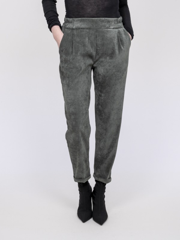 Pantalon effet velour EBILA...
