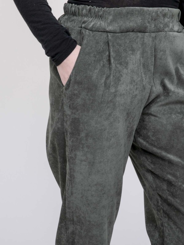 Pantalon effet velour EBILA...