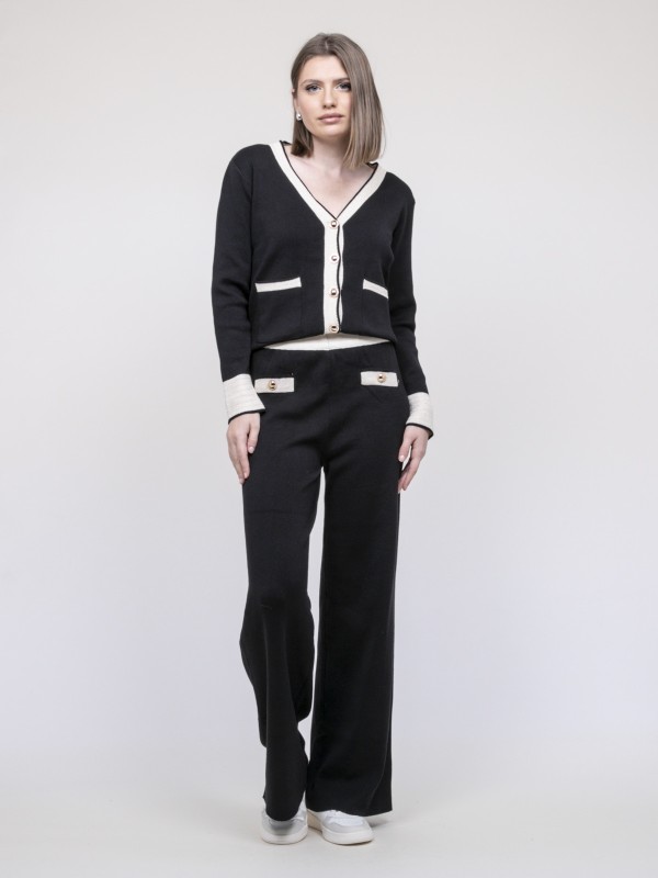 Ensemble pantalon maille ELINE