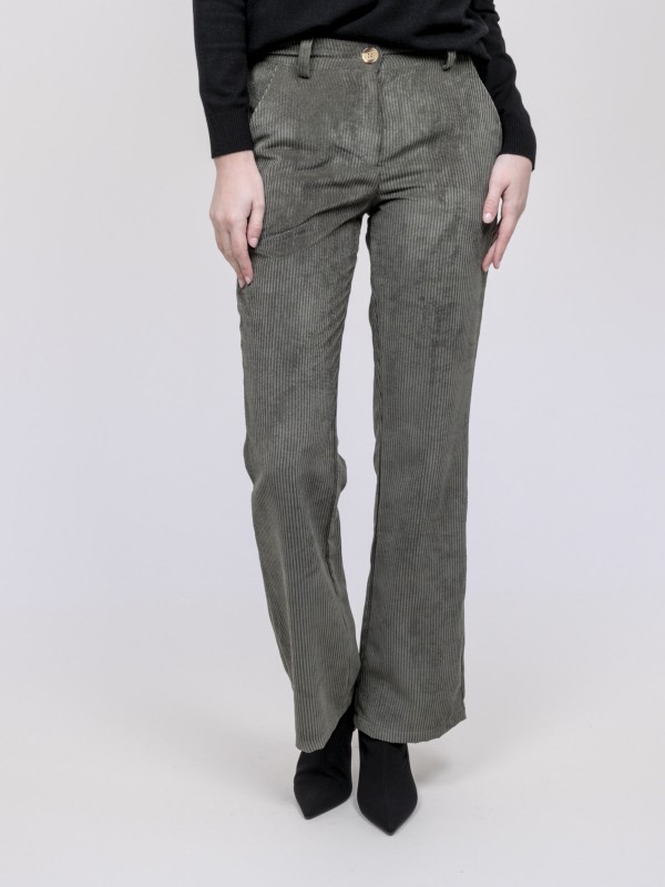 Pantalon velours côtelé...