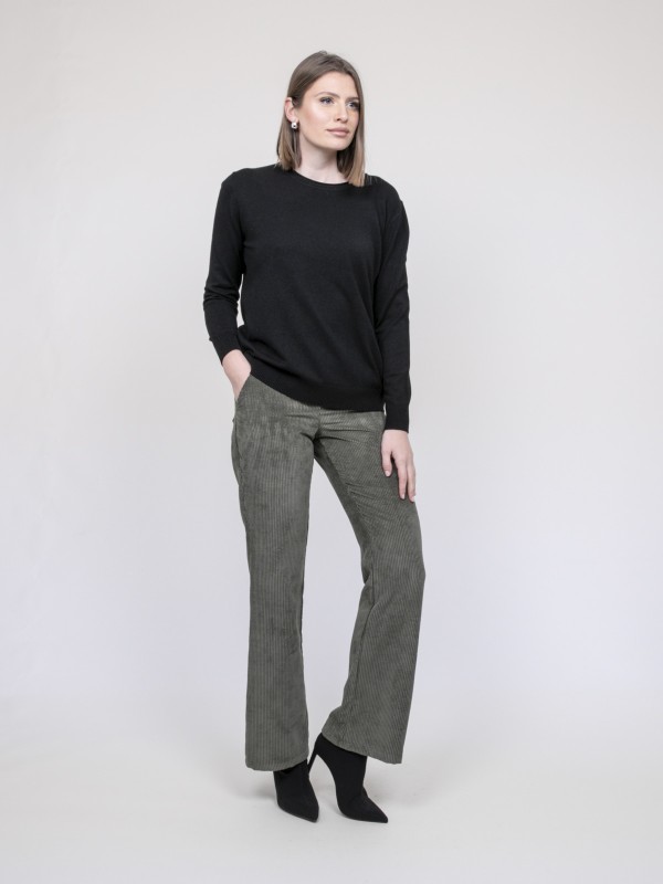 Pantalon velours côtelé...