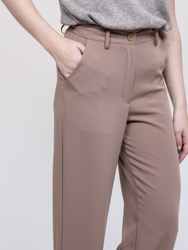Pantalon droit ELMEDINA -...