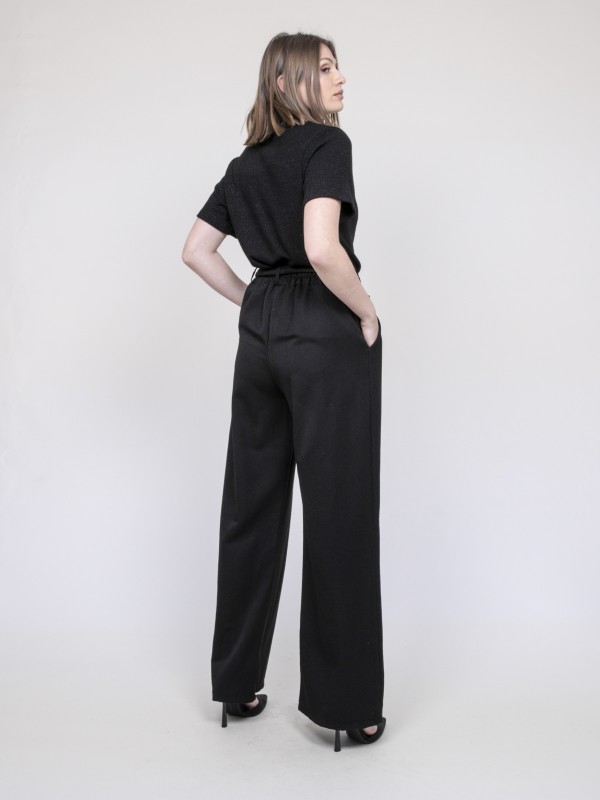 Top col roulé manche courte...