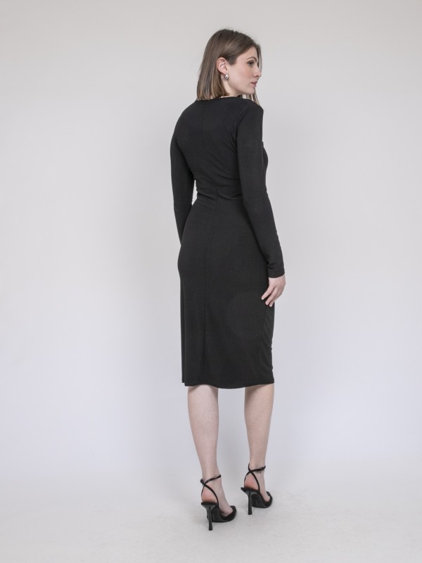Robe midi IRENA - Noir