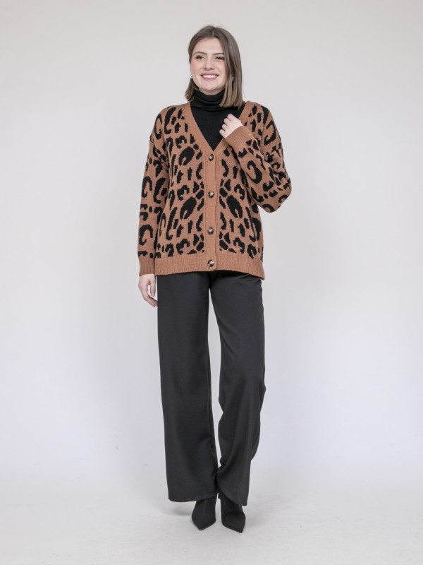 Gilet léopard KATLINE -...