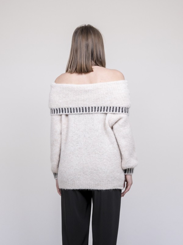 Pull col bardot KERVELLA -...