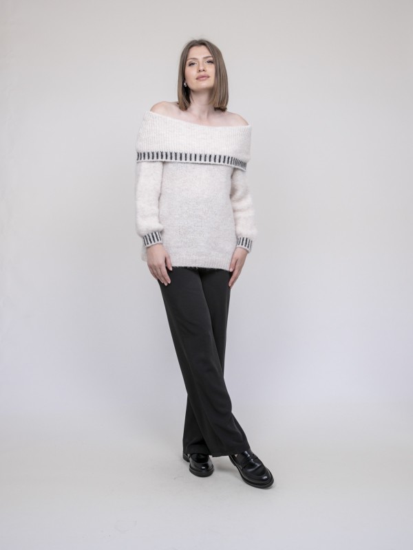 Pull col bardot KERVELLA -...