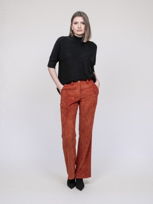 Pull col montant KEVINA - Noir