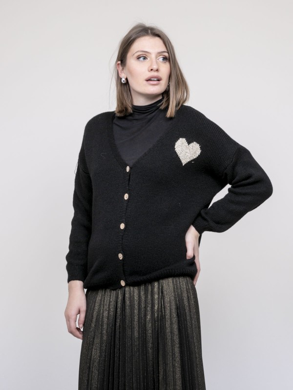 Cardigan KINERA - Noir