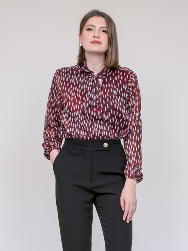 Blouse imprimée ODIVINE -...
