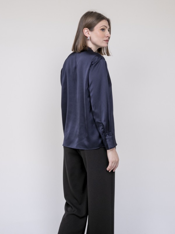 Blouse effet satin OMALIA -...