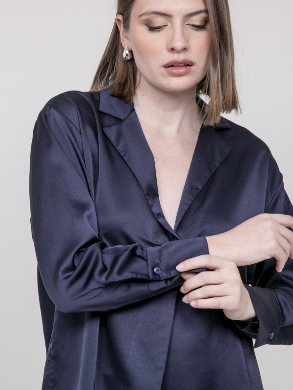 Blouse effet satin OMALIA -...