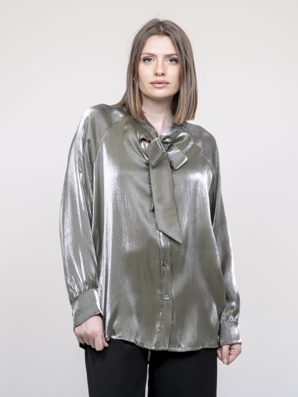 Chemise col lavallière...