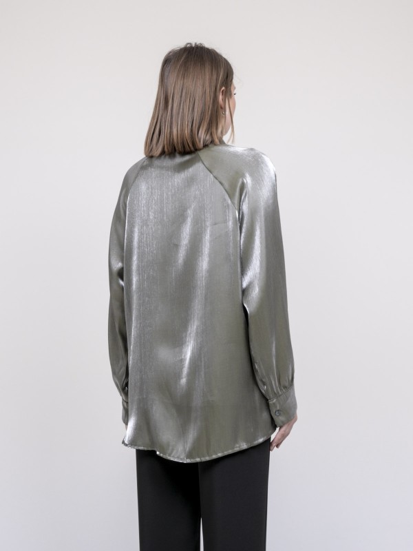 Chemise col lavallière...