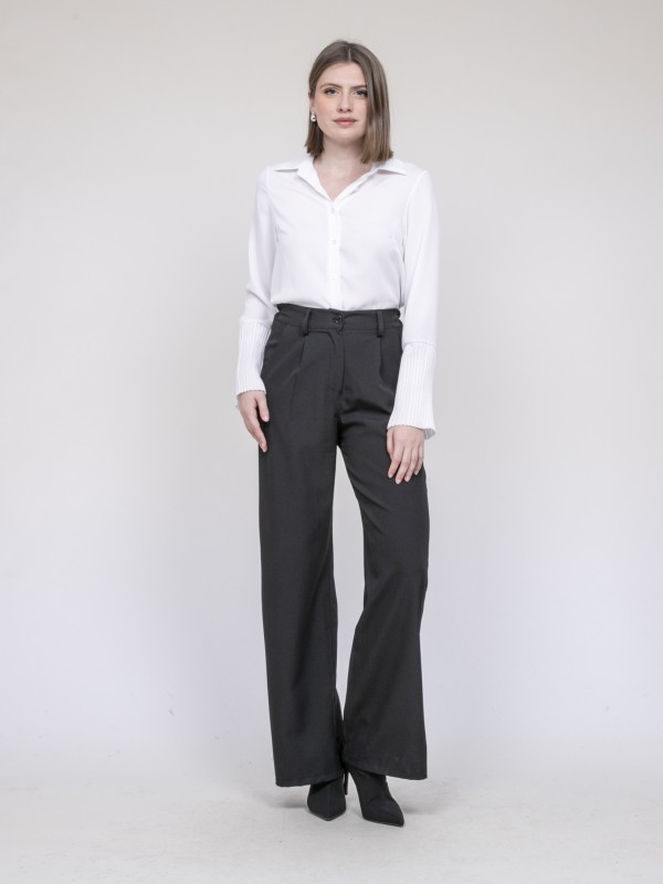 Chemise manches plissées...