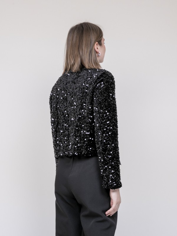 Veste à sequins UCHADA - Noir