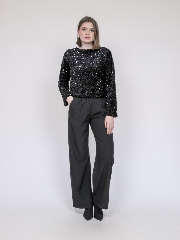 Veste à sequins UCHADA - Noir