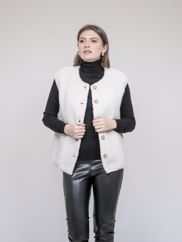 Gilet sans manche sherpa...