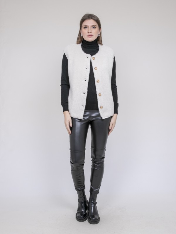 Gilet sans manche sherpa...